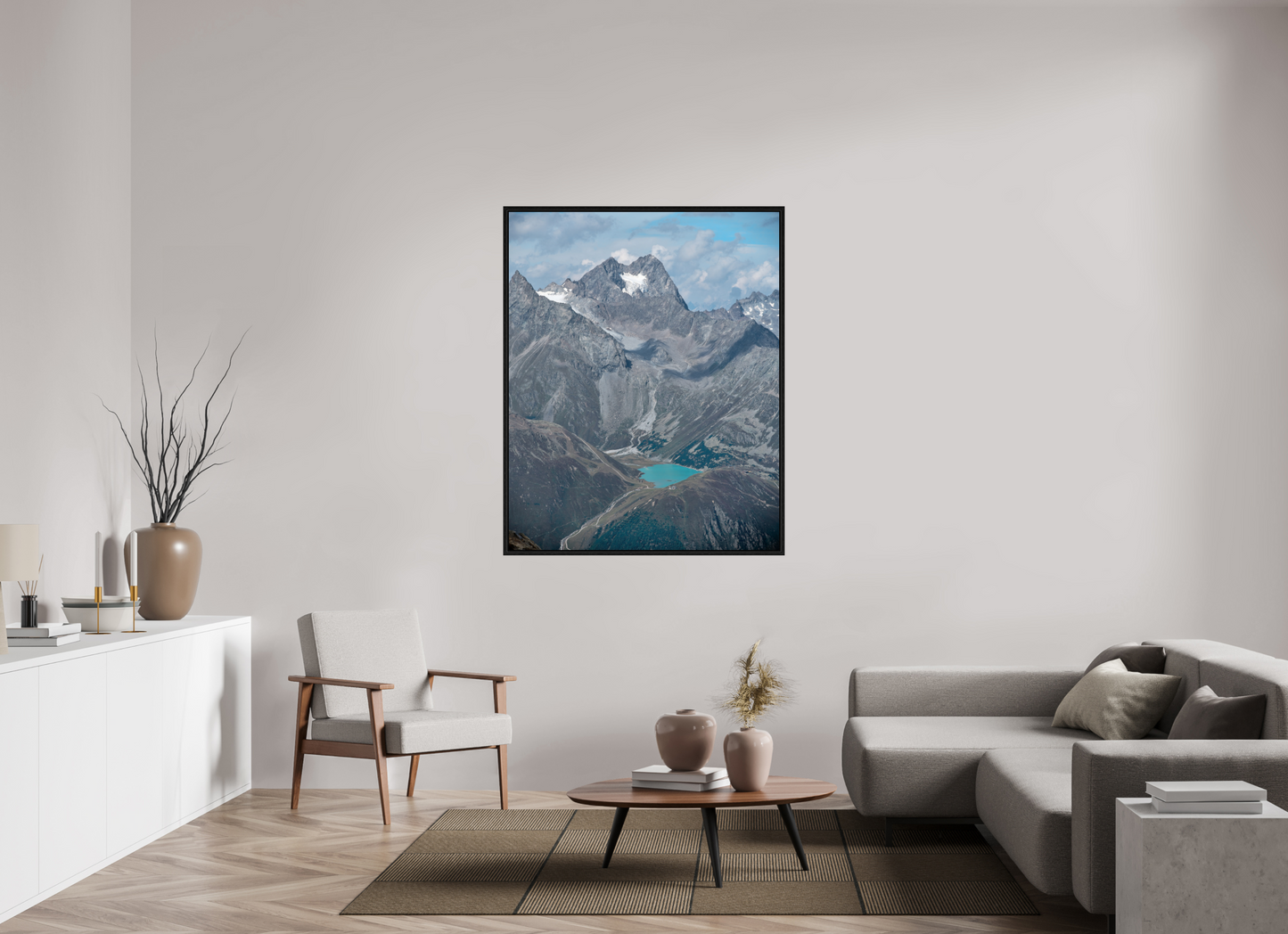 "blue lake" photo from the Ötztal glacier region
