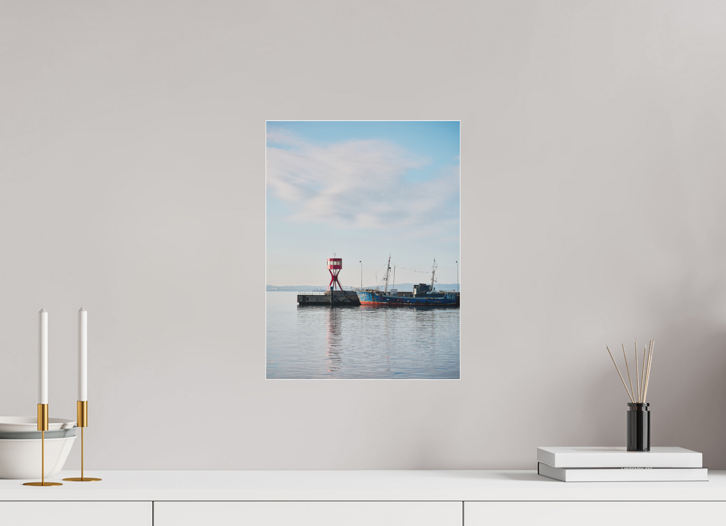 "im Hafen" Teil des Hafens von Sassnitz
