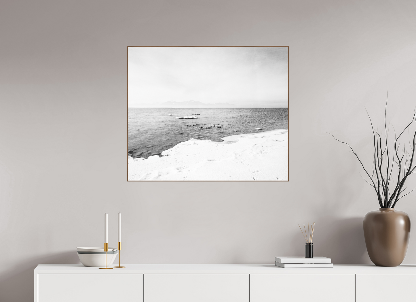 "home is were you feel good" - Chiemsee im Winter
