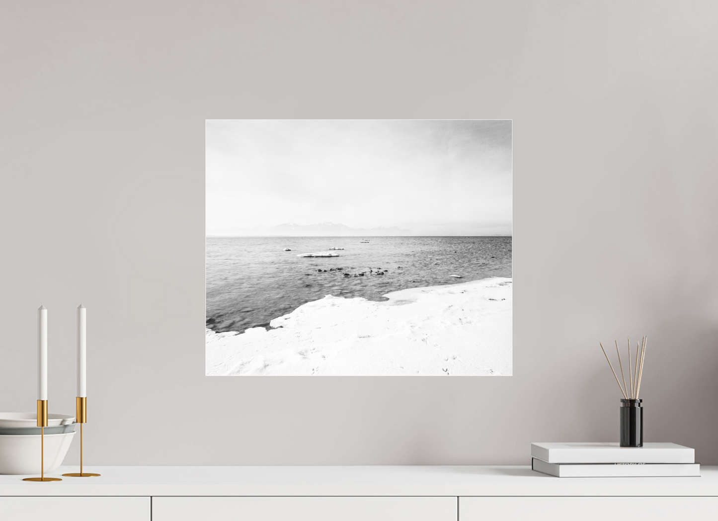"home is were you feel good" - Chiemsee im Winter