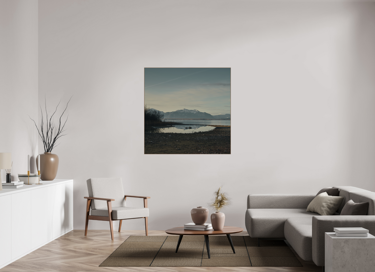 "chiemsee fokus I" - Chiemsee am Morgen