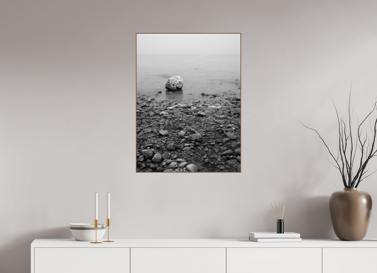 "der kalte stein" Chiemsee Fine Art Photography