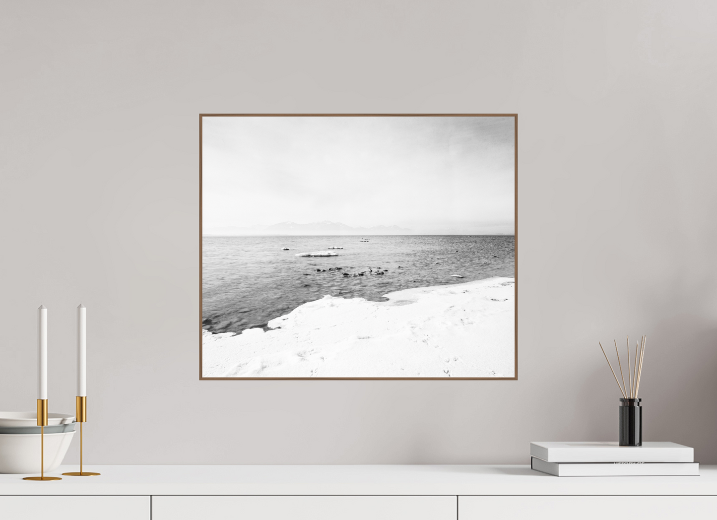 "home is were you feel good" - Chiemsee im Winter
