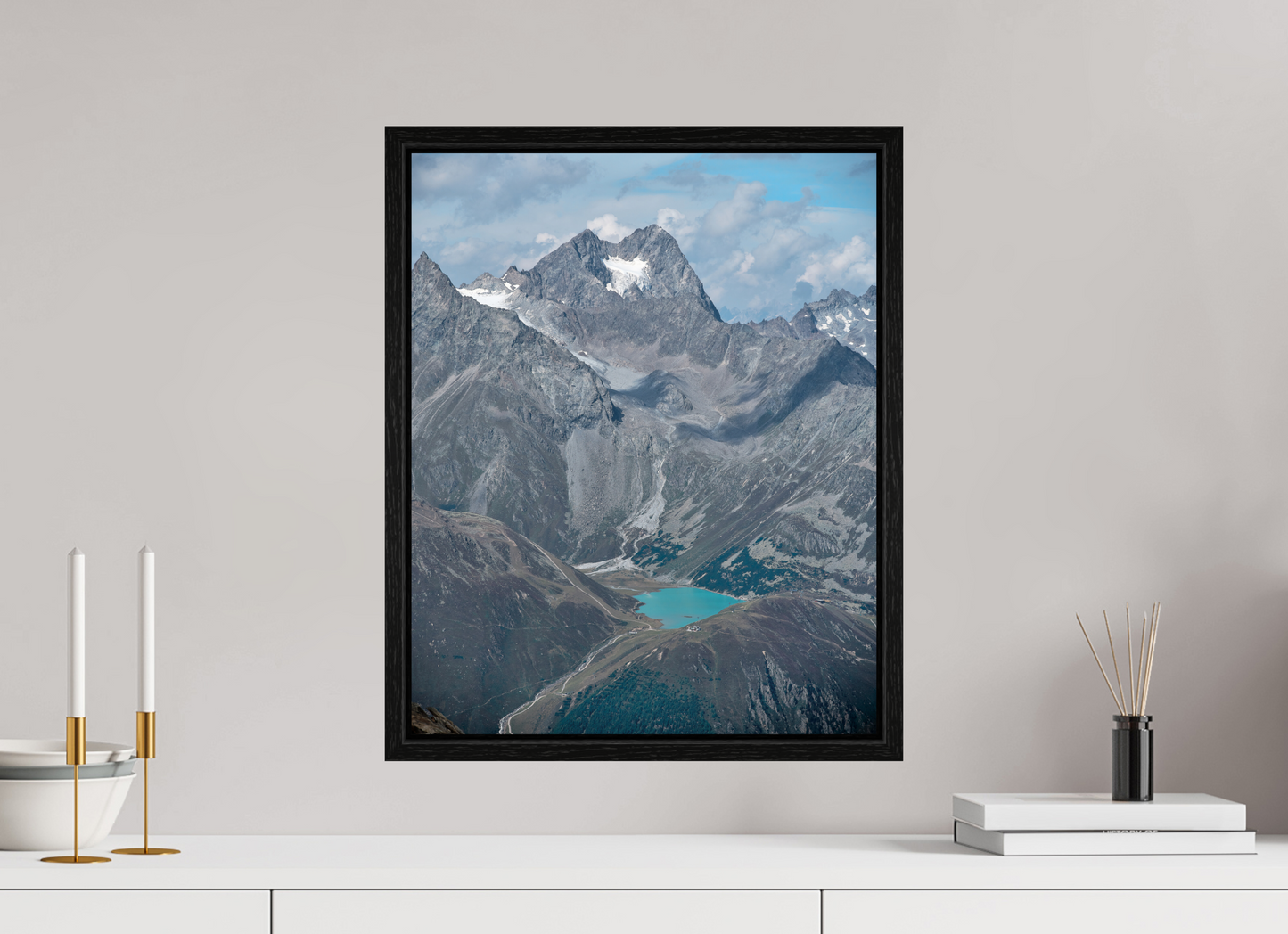 "blue lake" photo from the Ötztal glacier region