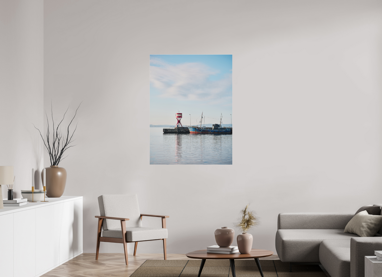 "im Hafen" Teil des Hafens von Sassnitz