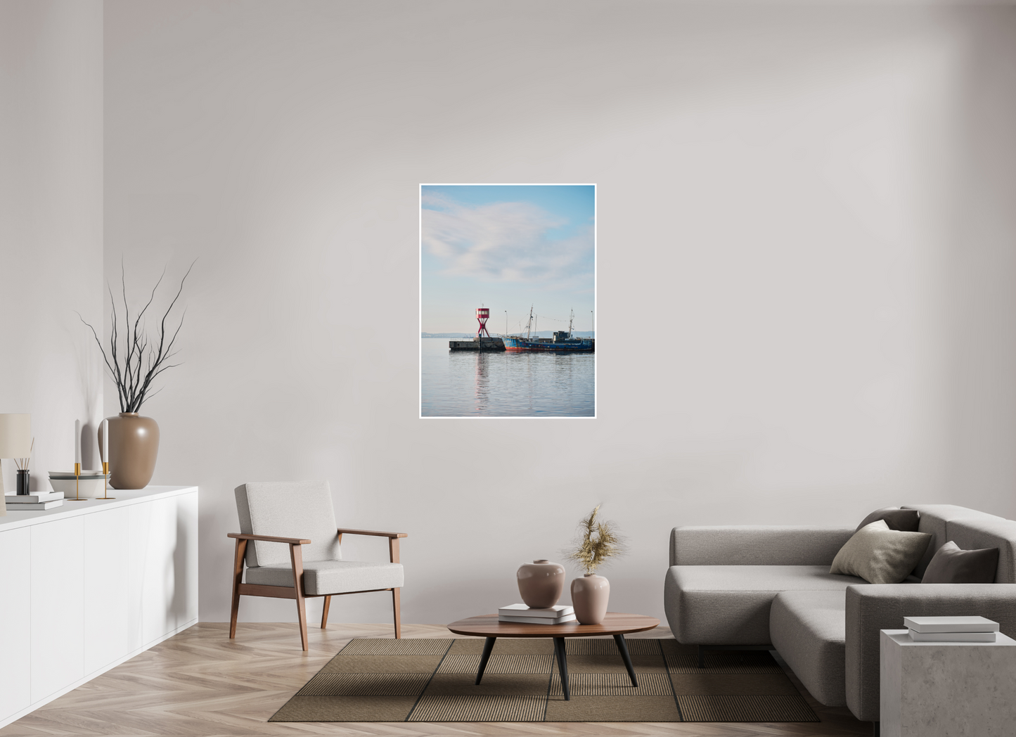"im Hafen" Teil des Hafens von Sassnitz