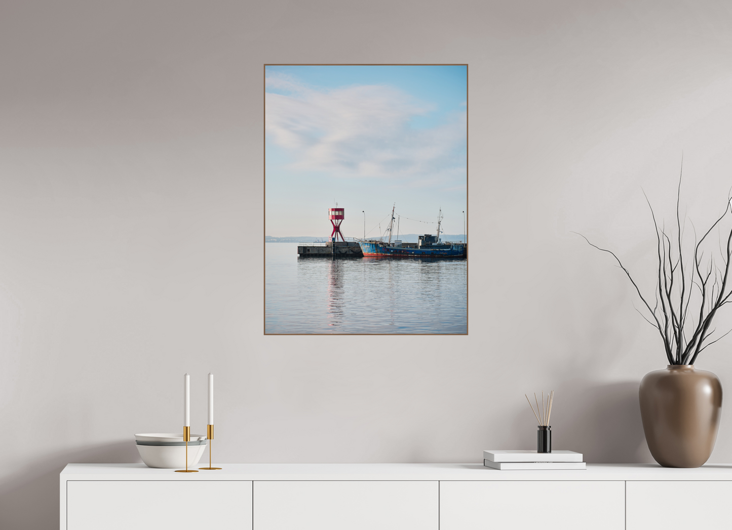 "im Hafen" Teil des Hafens von Sassnitz