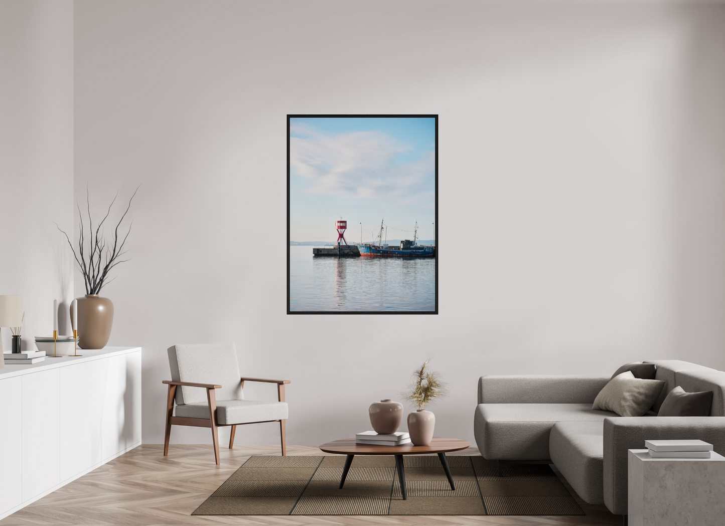 "im Hafen" Teil des Hafens von Sassnitz