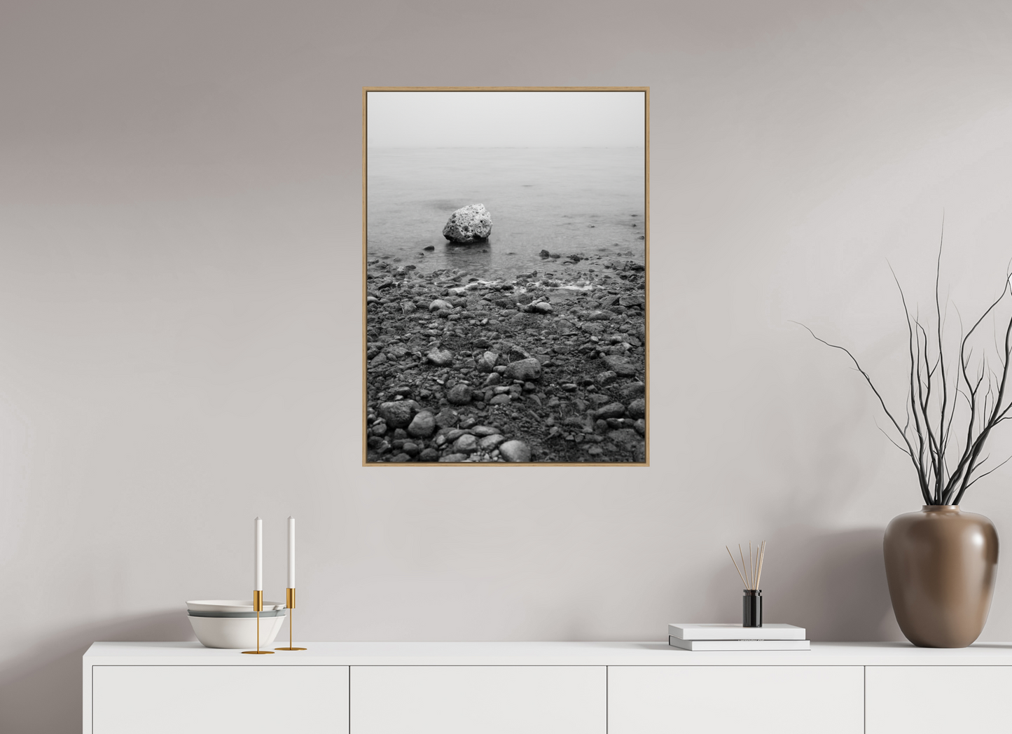 "der kalte stein" Chiemsee Fine Art Photography