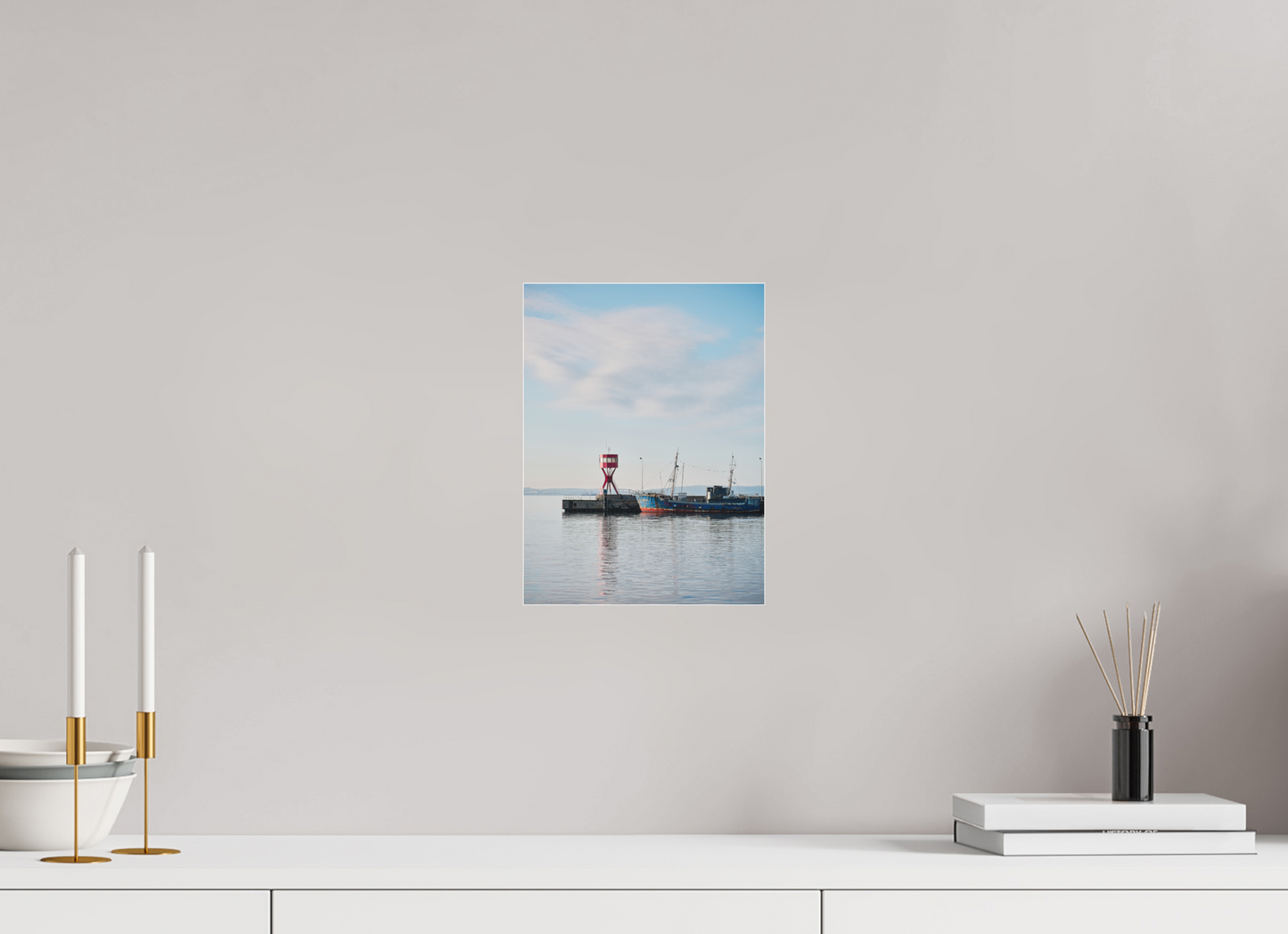 "im Hafen" Teil des Hafens von Sassnitz
