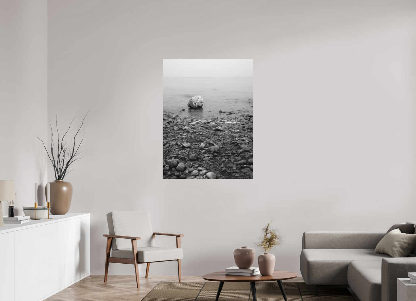 "der kalte stein" Chiemsee Fine Art Photography