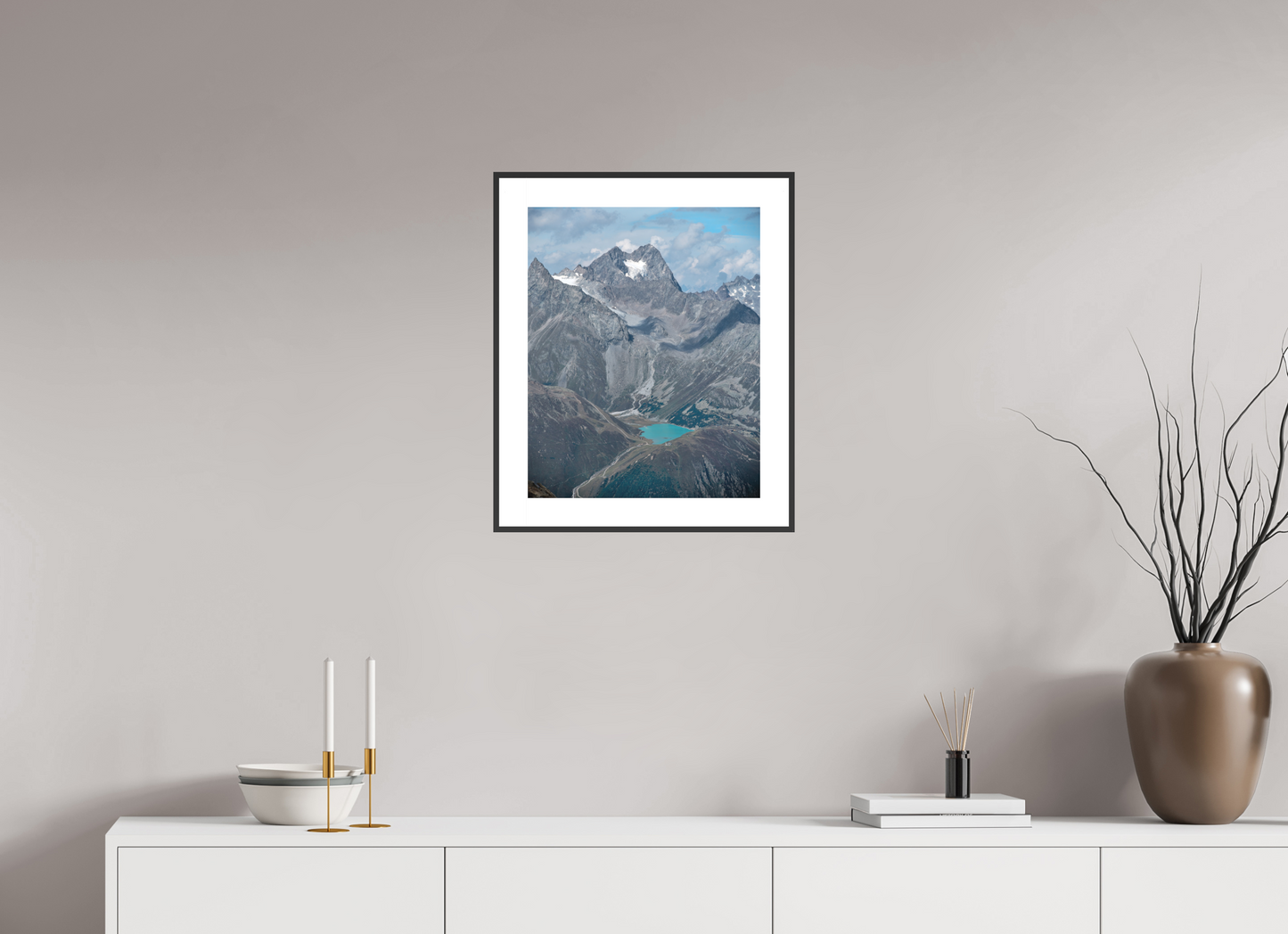 "blue lake" photo from the Ötztal glacier region