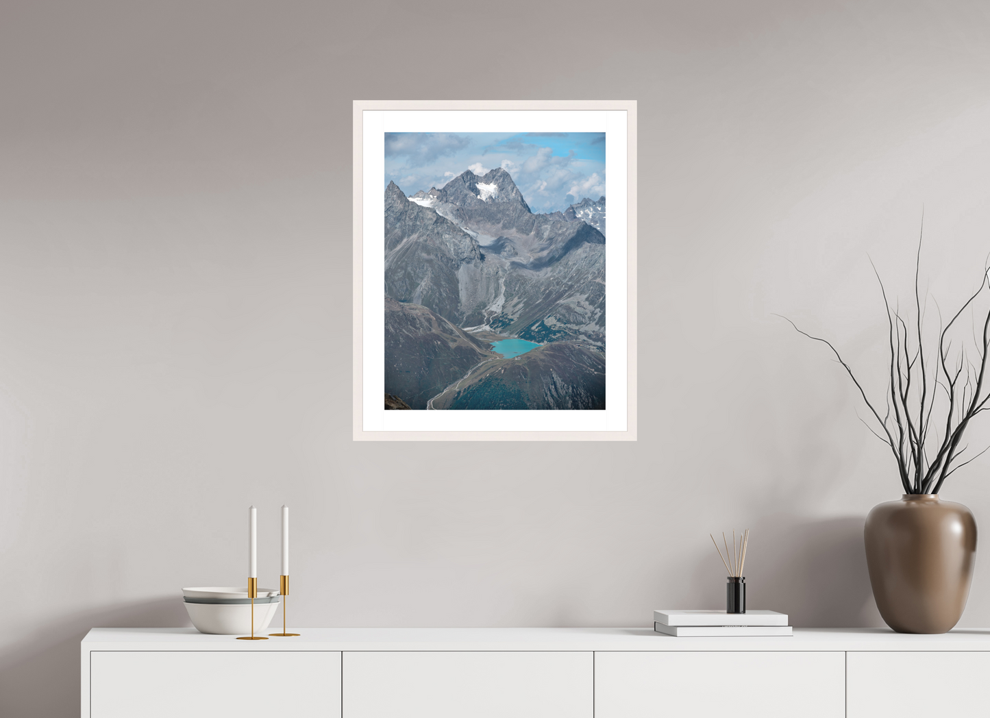 "blue lake" photo from the Ötztal glacier region