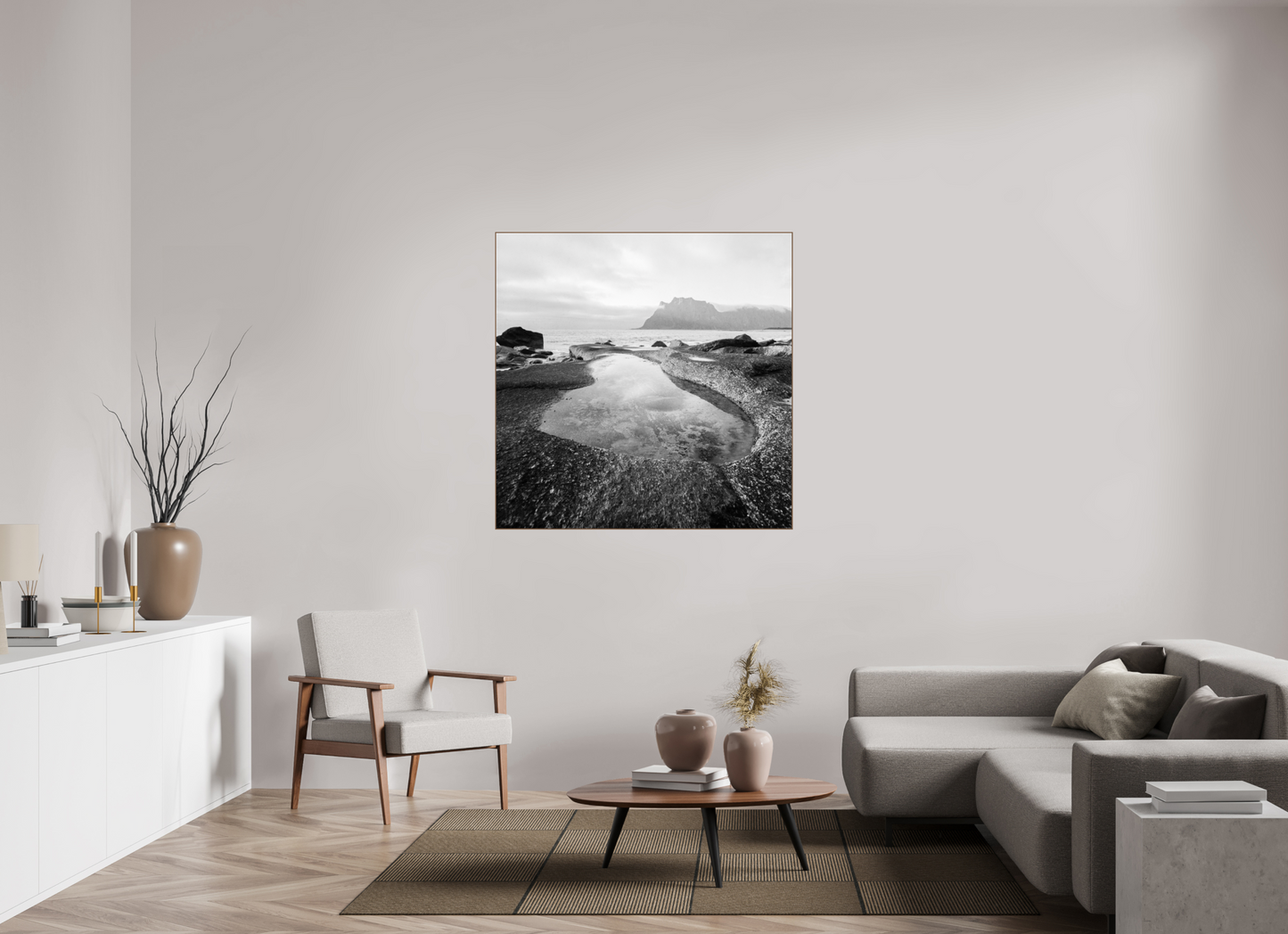 "the scar of nature" - Landscape on the Lofoten Islands in Norway