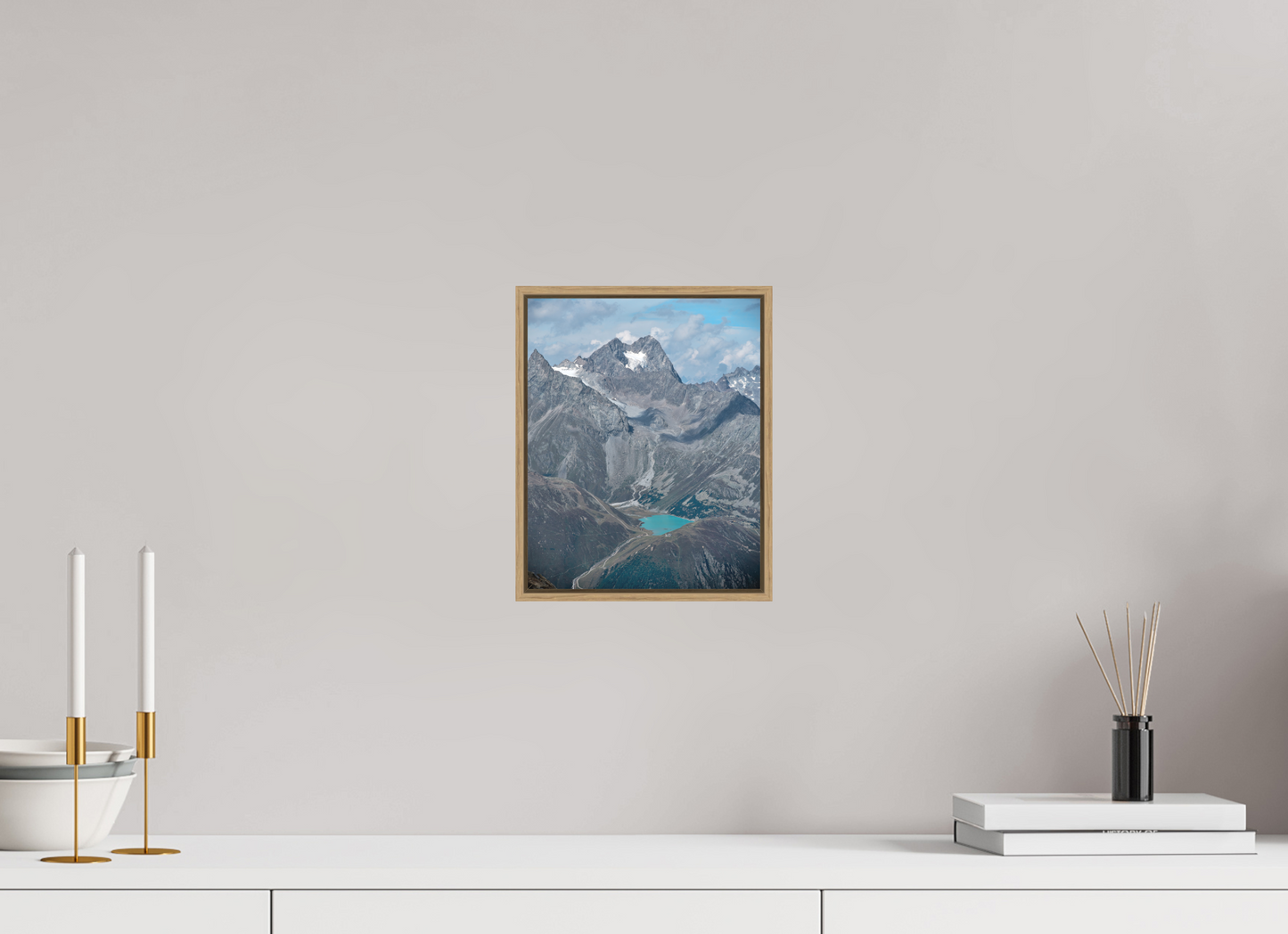 "blue lake" photo from the Ötztal glacier region