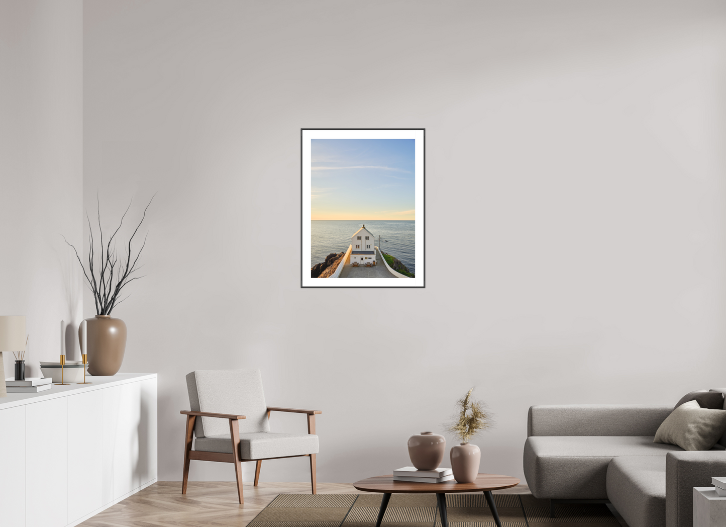 the white lighthouse