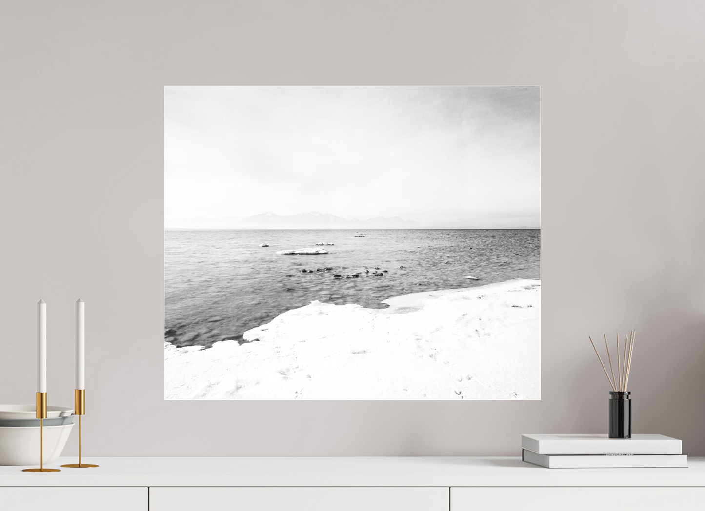 "home is were you feel good" - Chiemsee im Winter