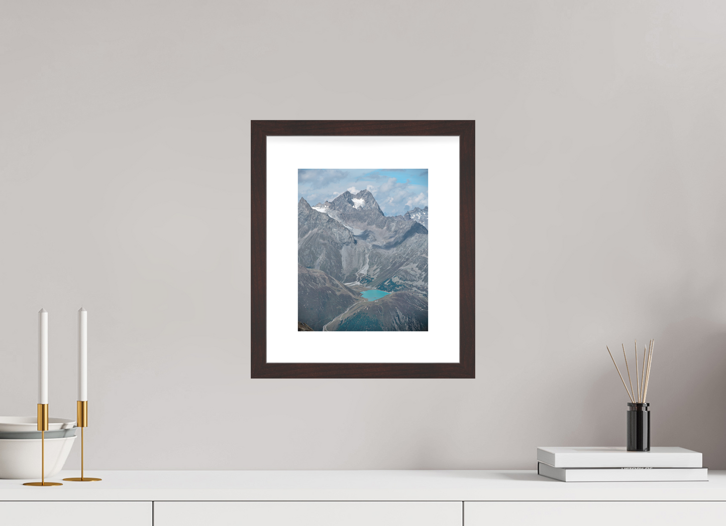 "blue lake" photo from the Ötztal glacier region