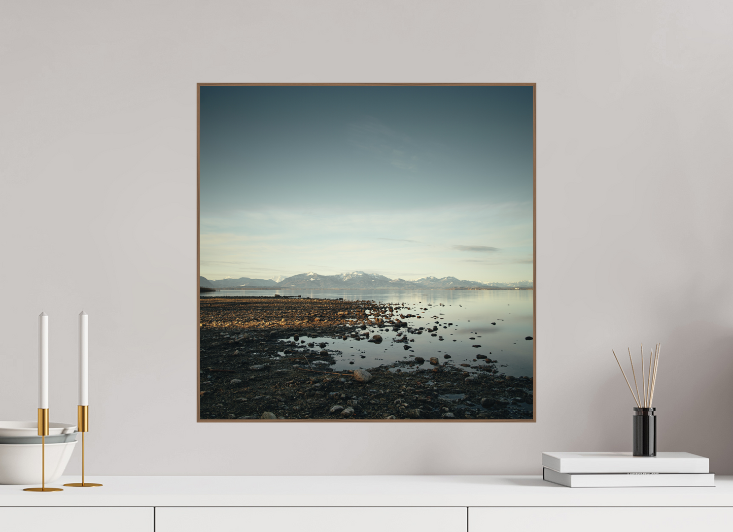 "Chiemsee fokus II" - Chiemsee am Morgen