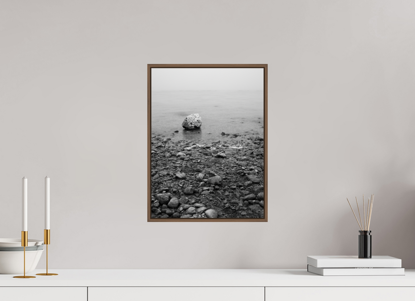 "der kalte stein" Chiemsee Fine Art Photography