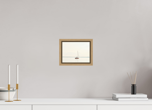 "morning peace" - moored sailboat on Lake Chiemsee