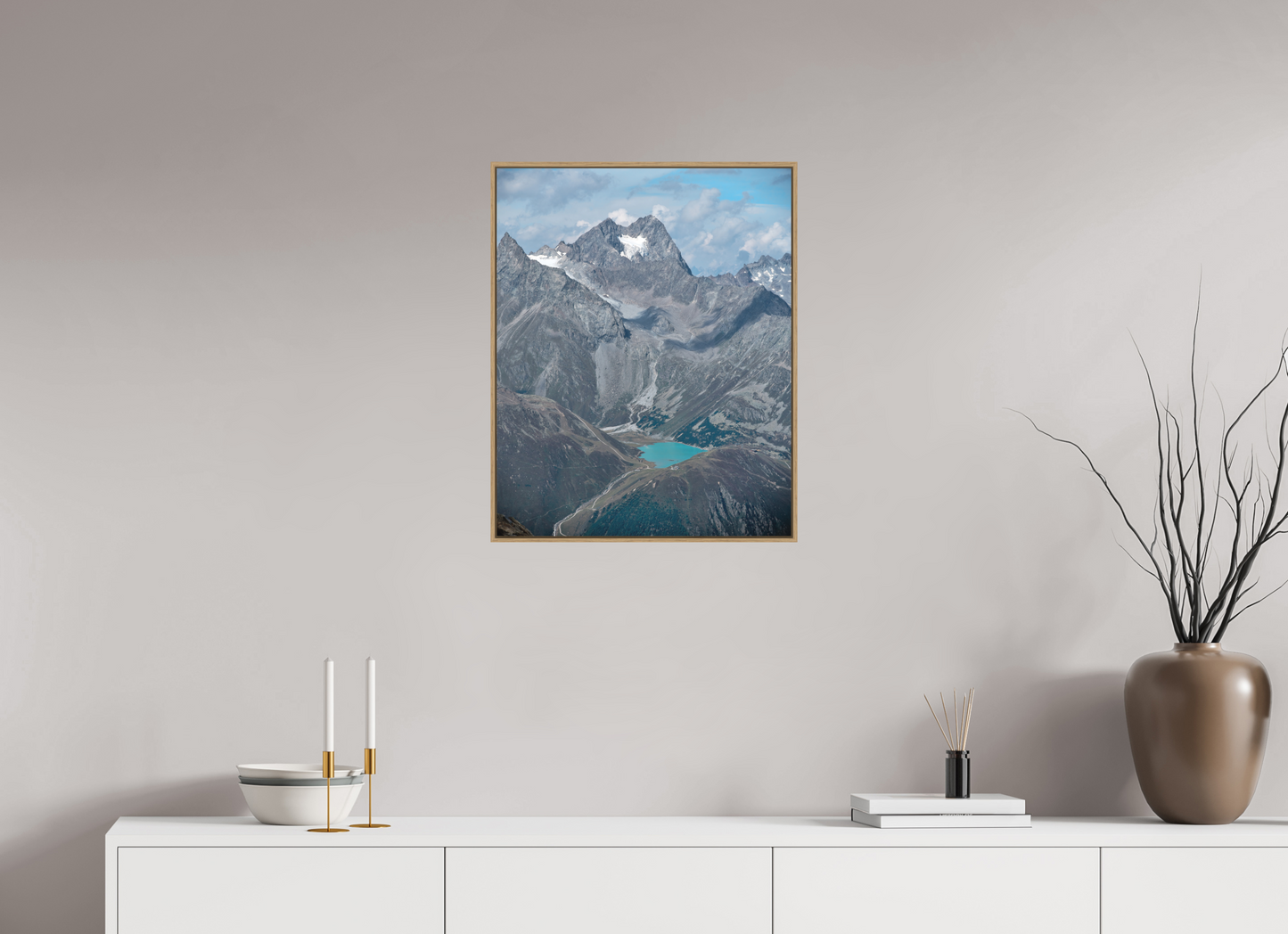 "blue lake" photo from the Ötztal glacier region
