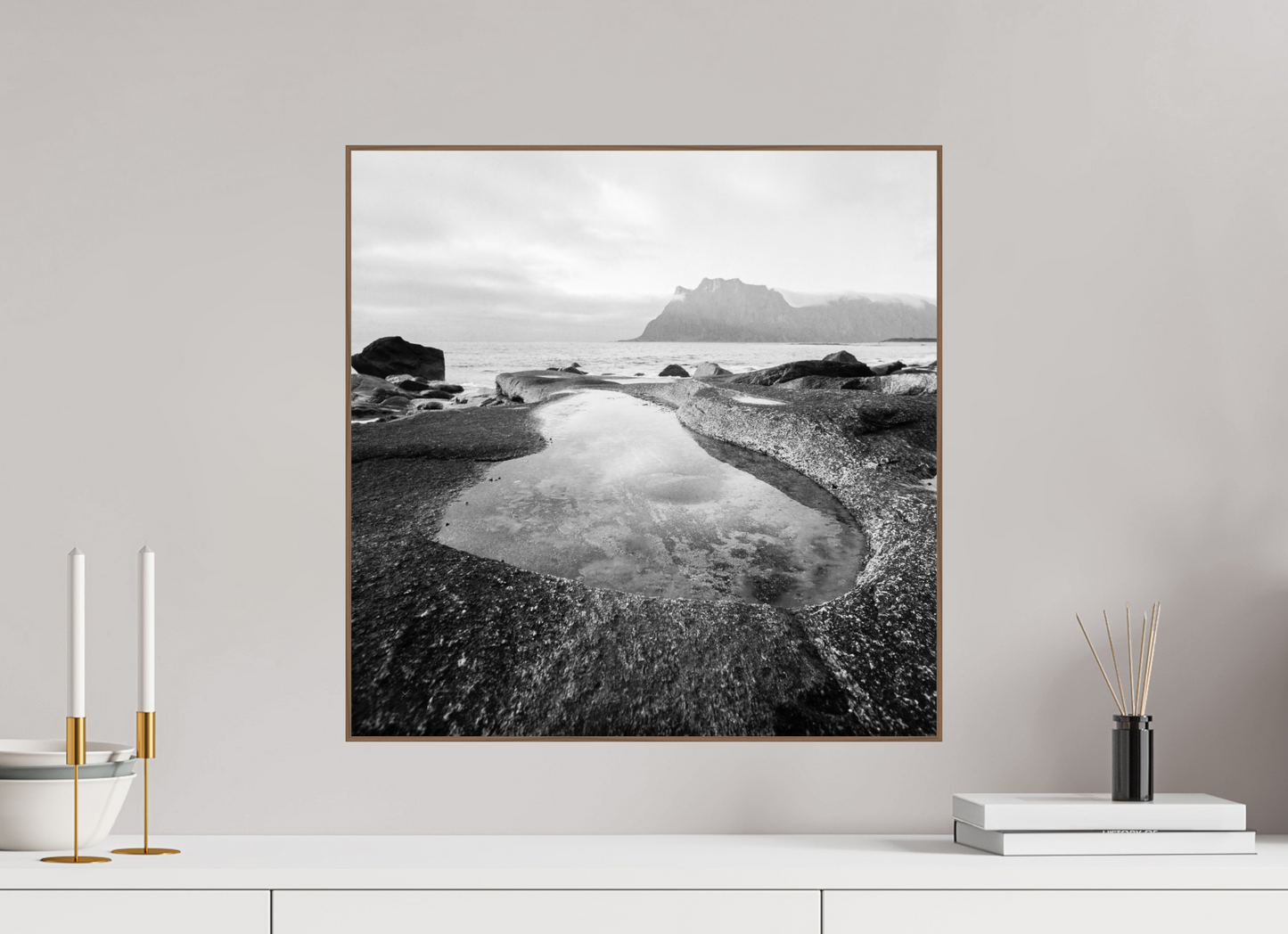 "the scar of nature" - Landscape on the Lofoten Islands in Norway