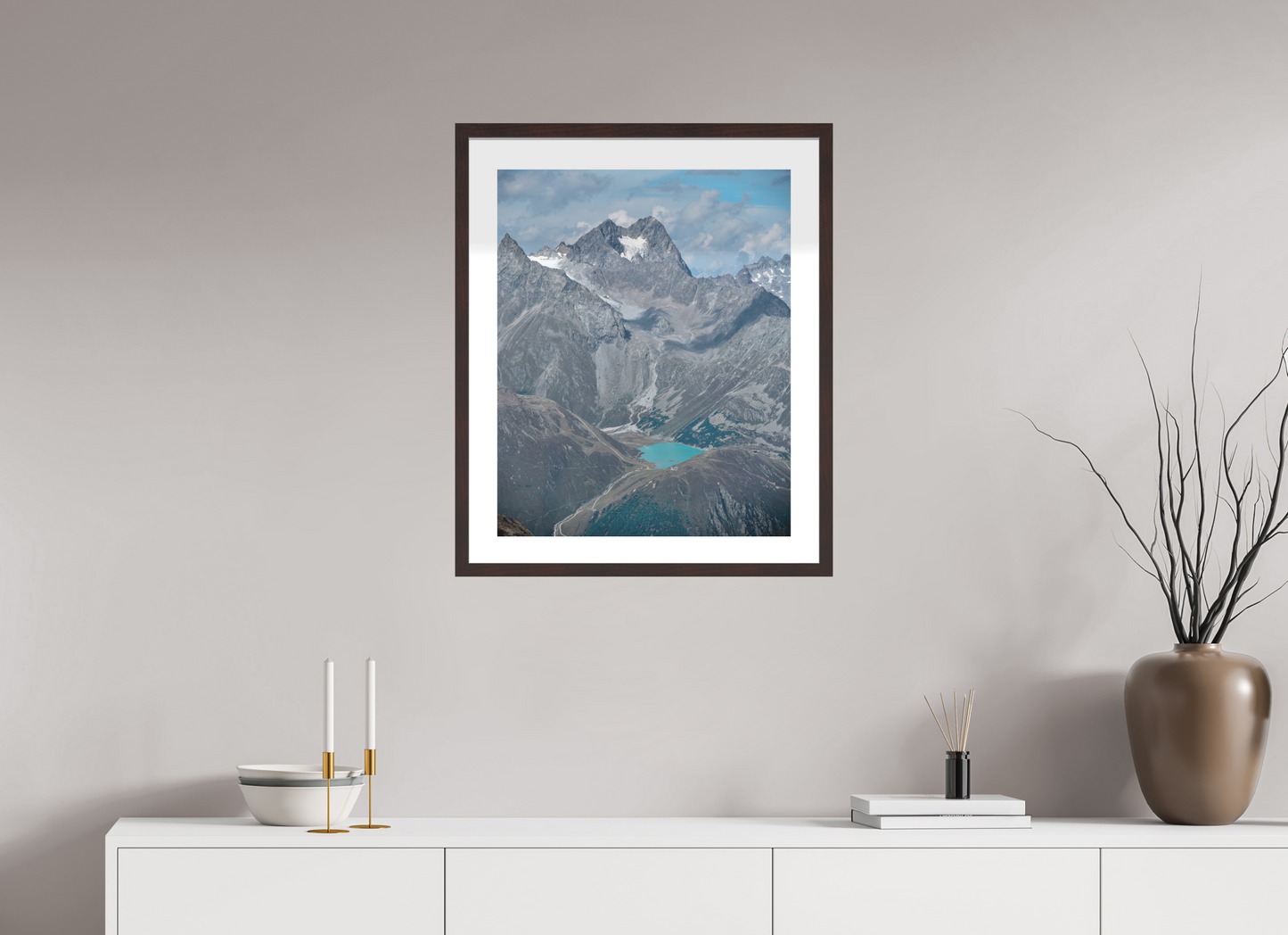 "blue lake" photo from the Ötztal glacier region