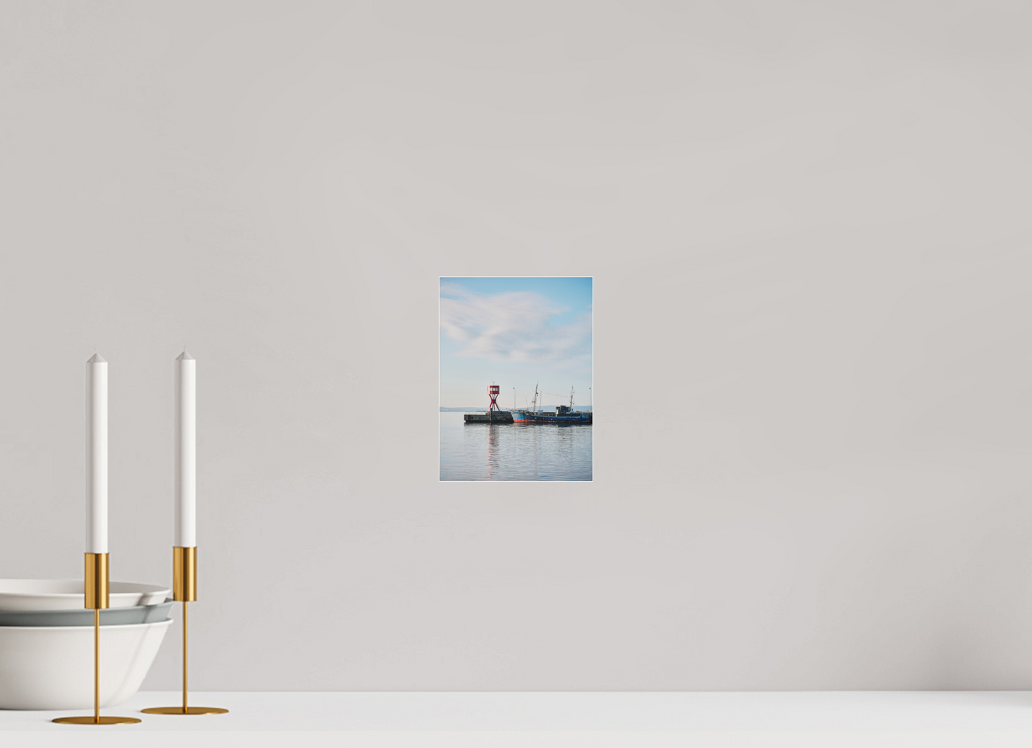 "im Hafen" Teil des Hafens von Sassnitz