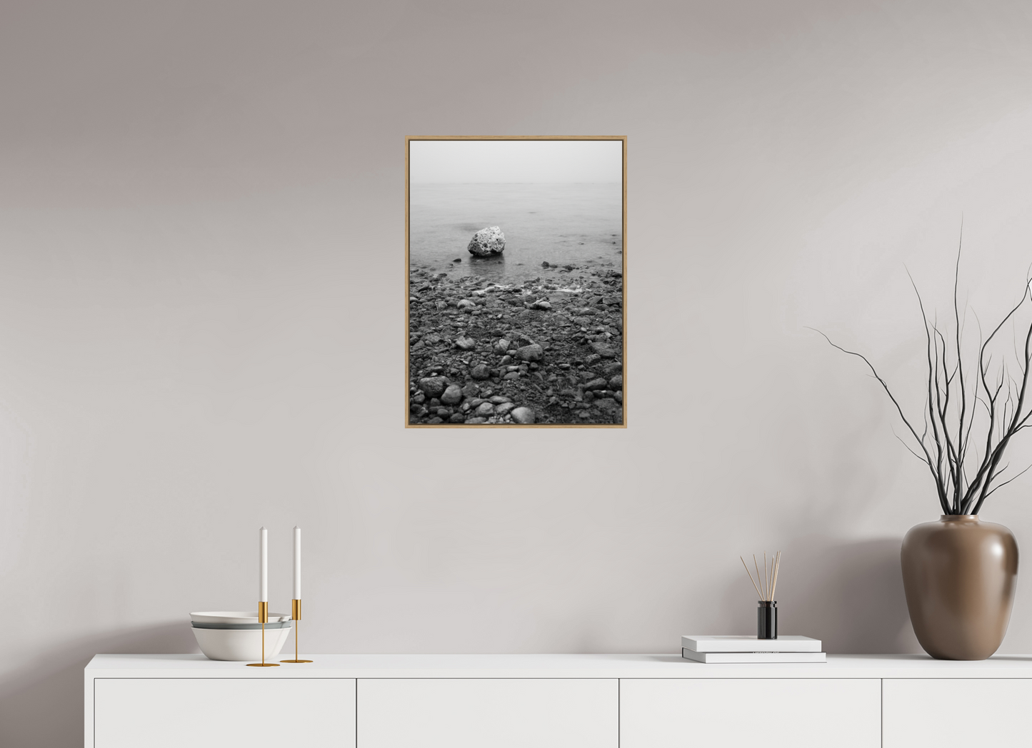 "der kalte stein" Chiemsee Fine Art Photography