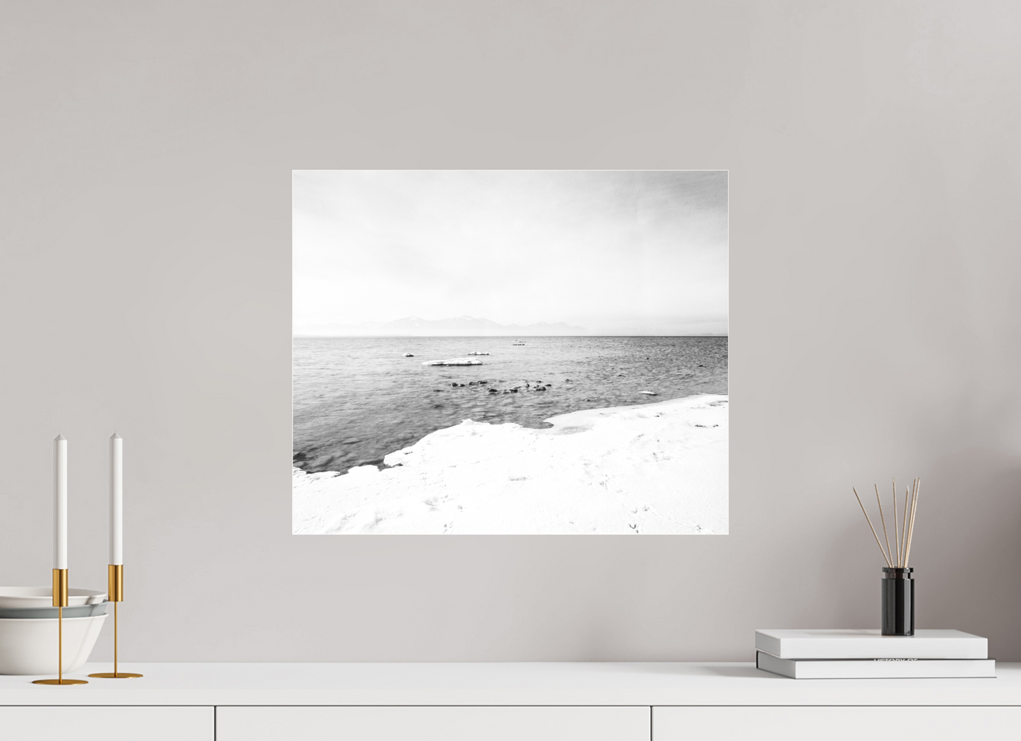 "home is were you feel good" - Chiemsee im Winter