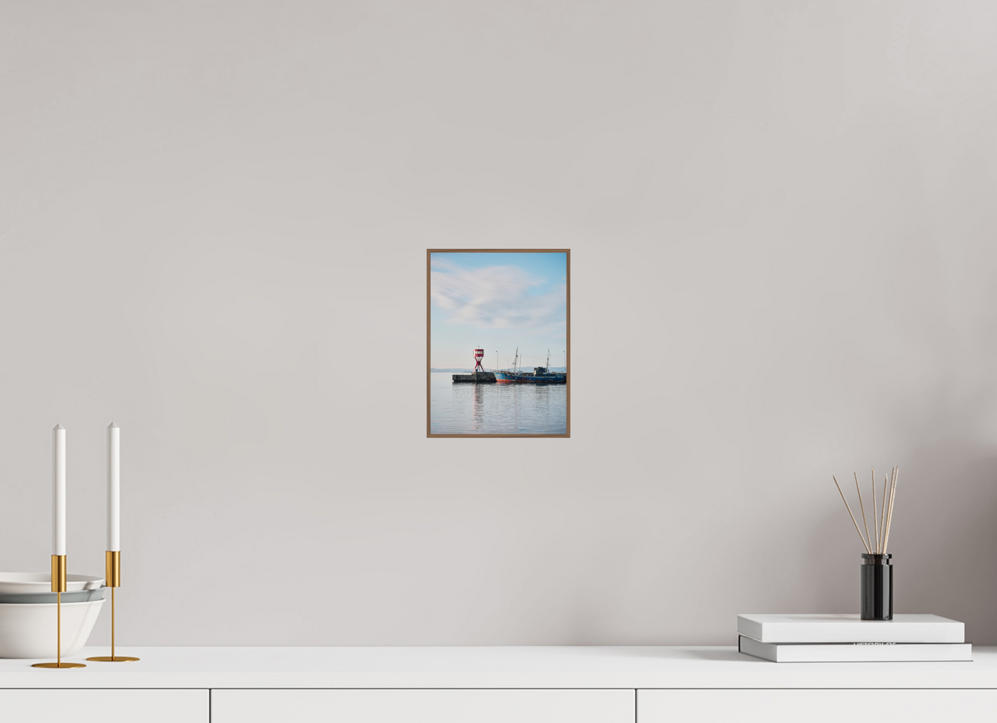 "im Hafen" Teil des Hafens von Sassnitz