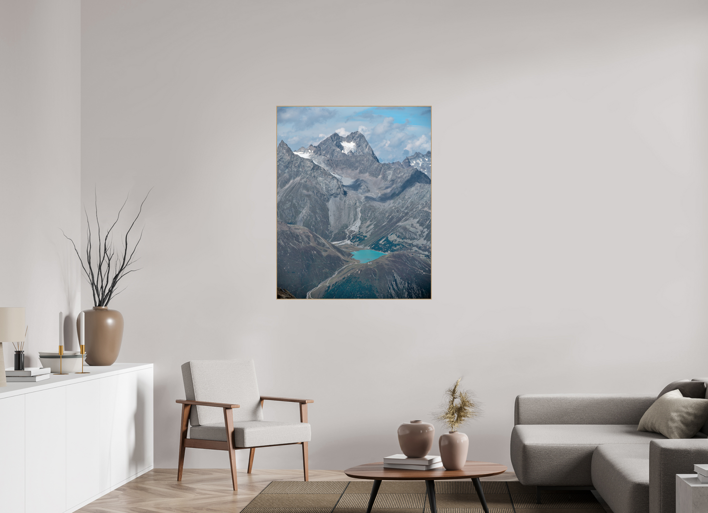 "blue lake" photo from the Ötztal glacier region