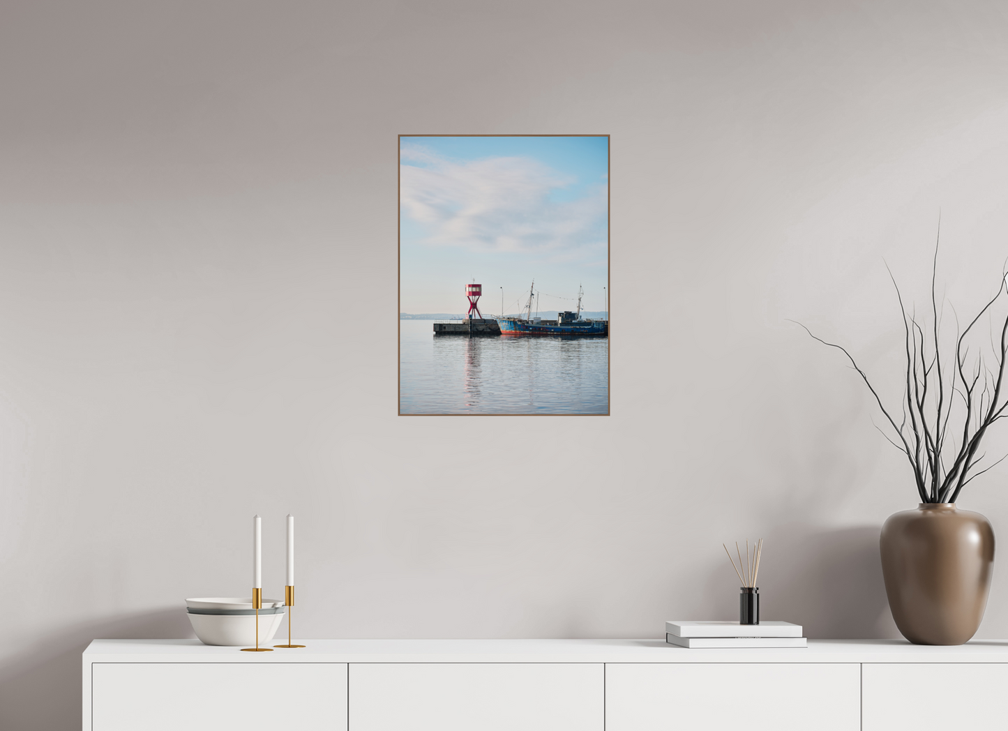 "im Hafen" Teil des Hafens von Sassnitz