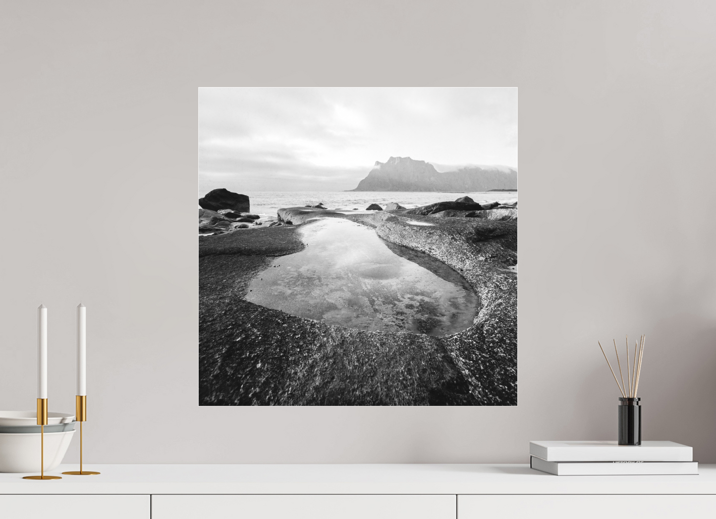"the scar of nature" - Landscape on the Lofoten Islands in Norway