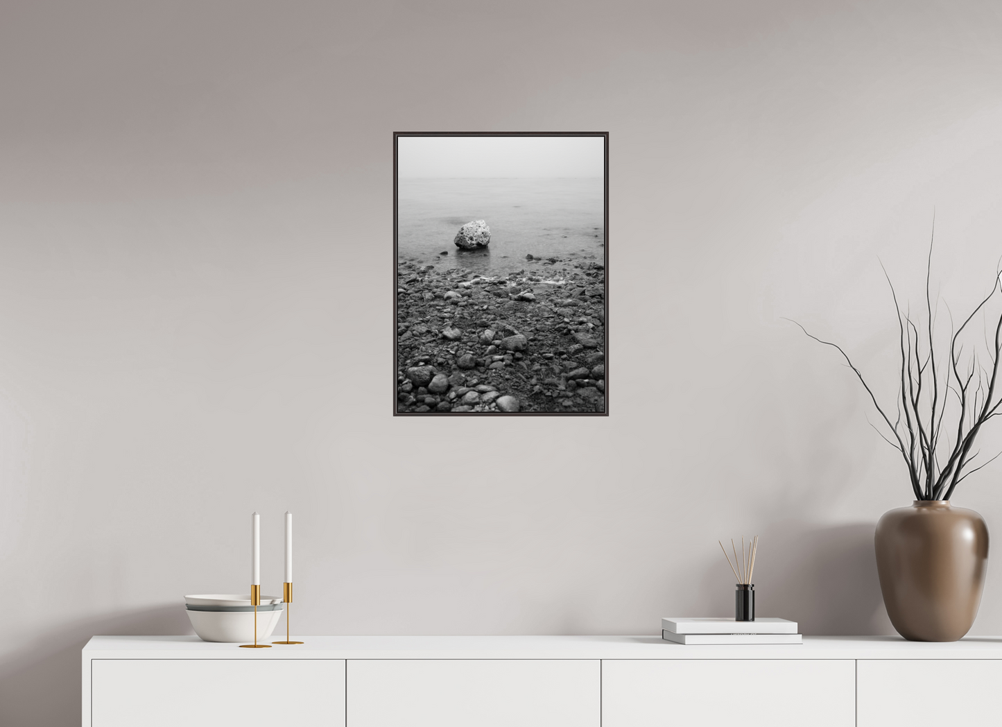 "der kalte stein" Chiemsee Fine Art Photography