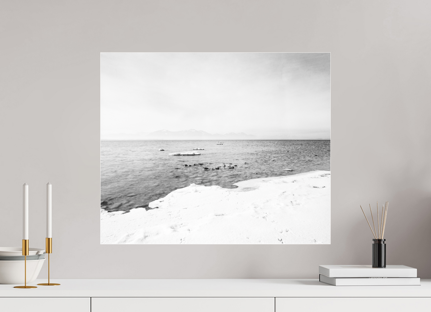 "home is were you feel good" - Chiemsee im Winter