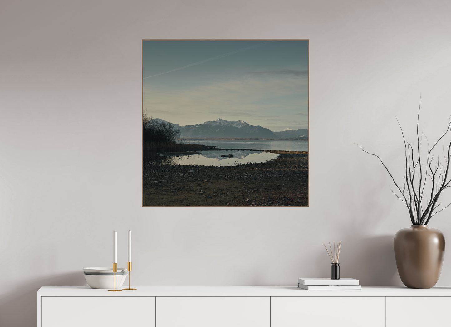 "chiemsee fokus I" - Chiemsee am Morgen