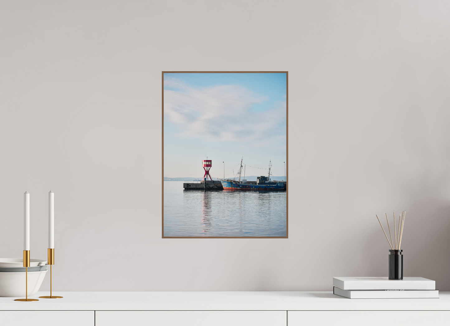 "im Hafen" Teil des Hafens von Sassnitz