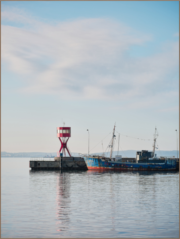 "im Hafen" Teil des Hafens von Sassnitz