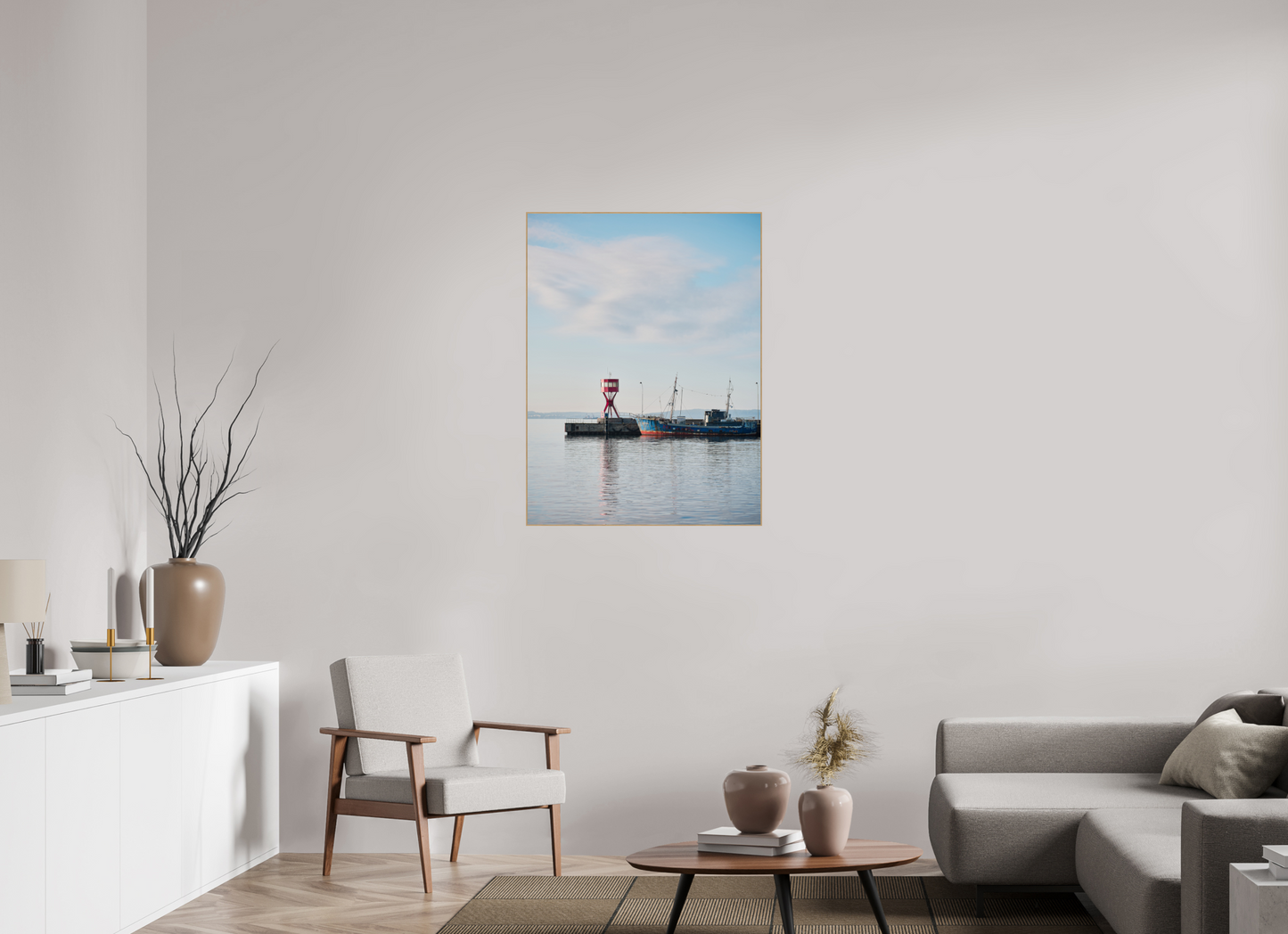 "im Hafen" Teil des Hafens von Sassnitz