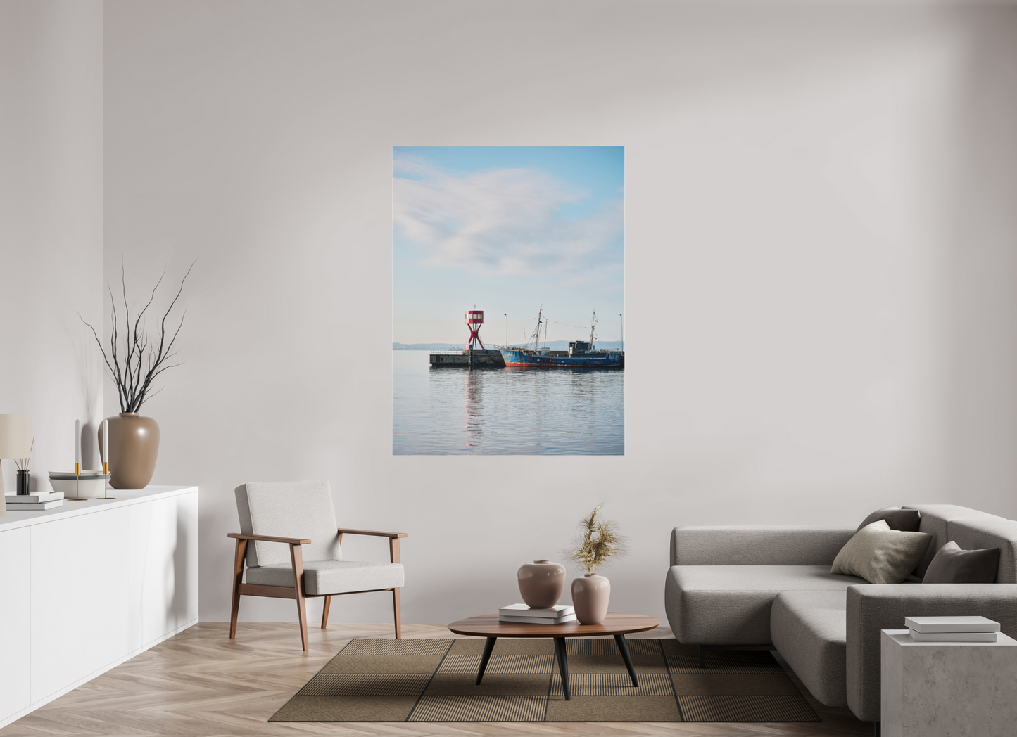"im Hafen" Teil des Hafens von Sassnitz