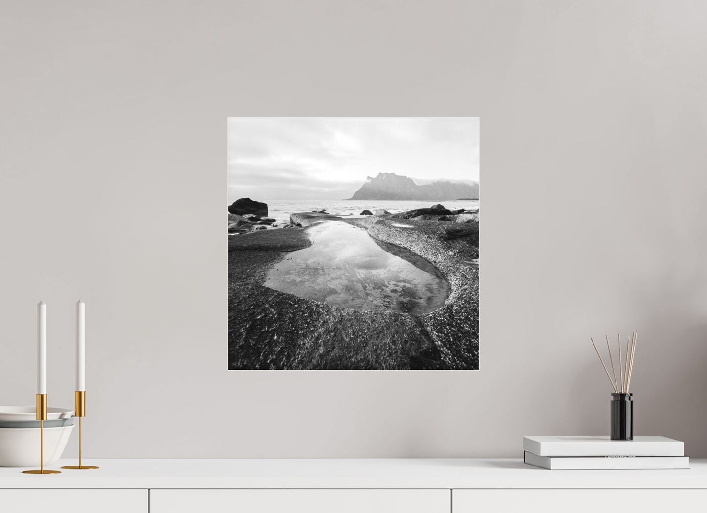 "the scar of nature" - Landscape on the Lofoten Islands in Norway