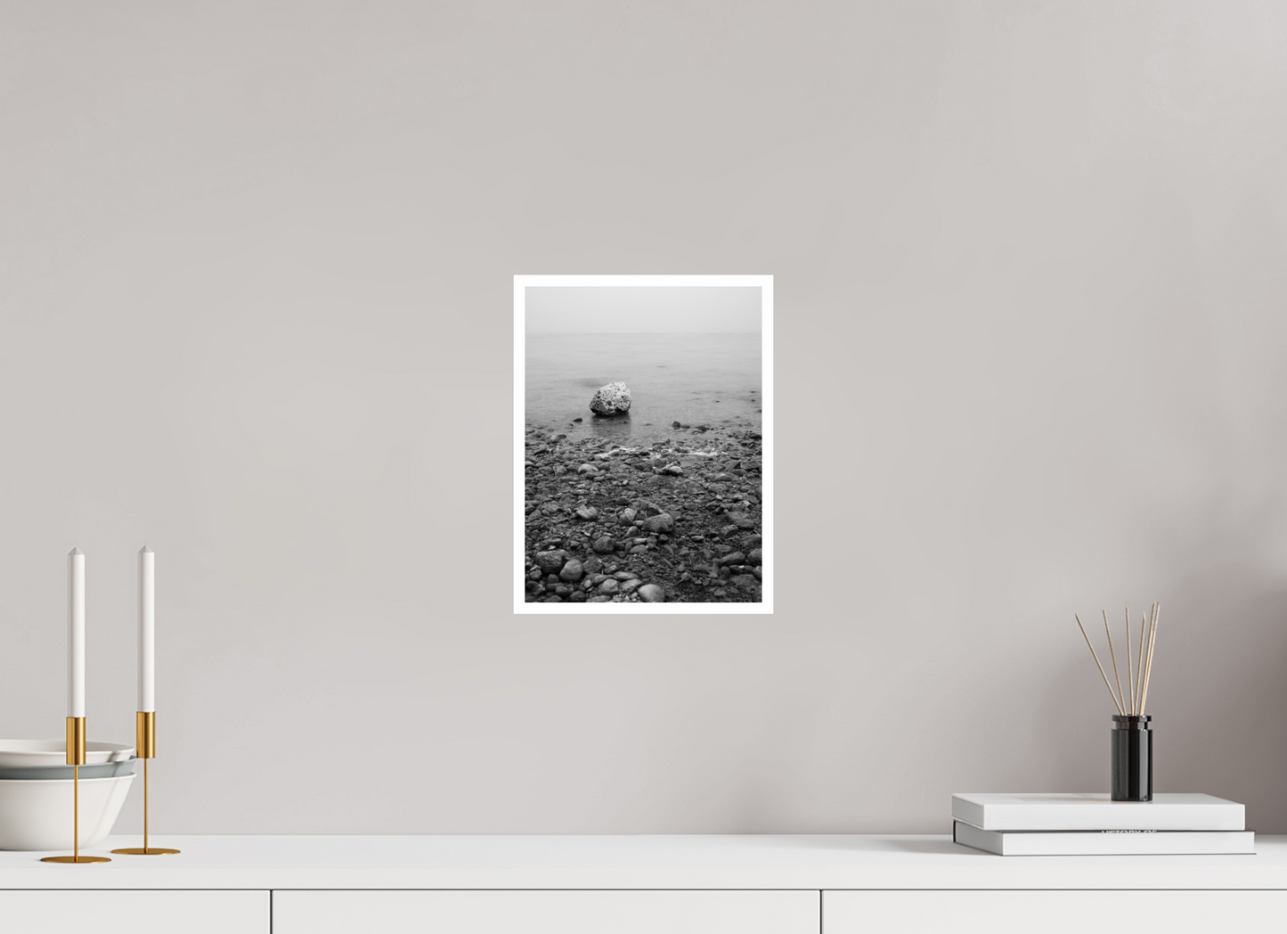 "der kalte stein" Chiemsee Fine Art Photography