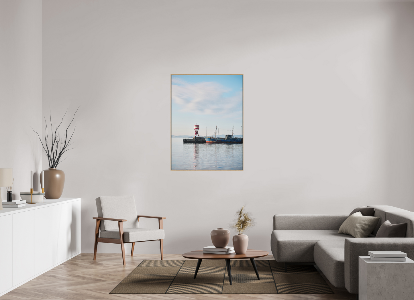 "im Hafen" Teil des Hafens von Sassnitz