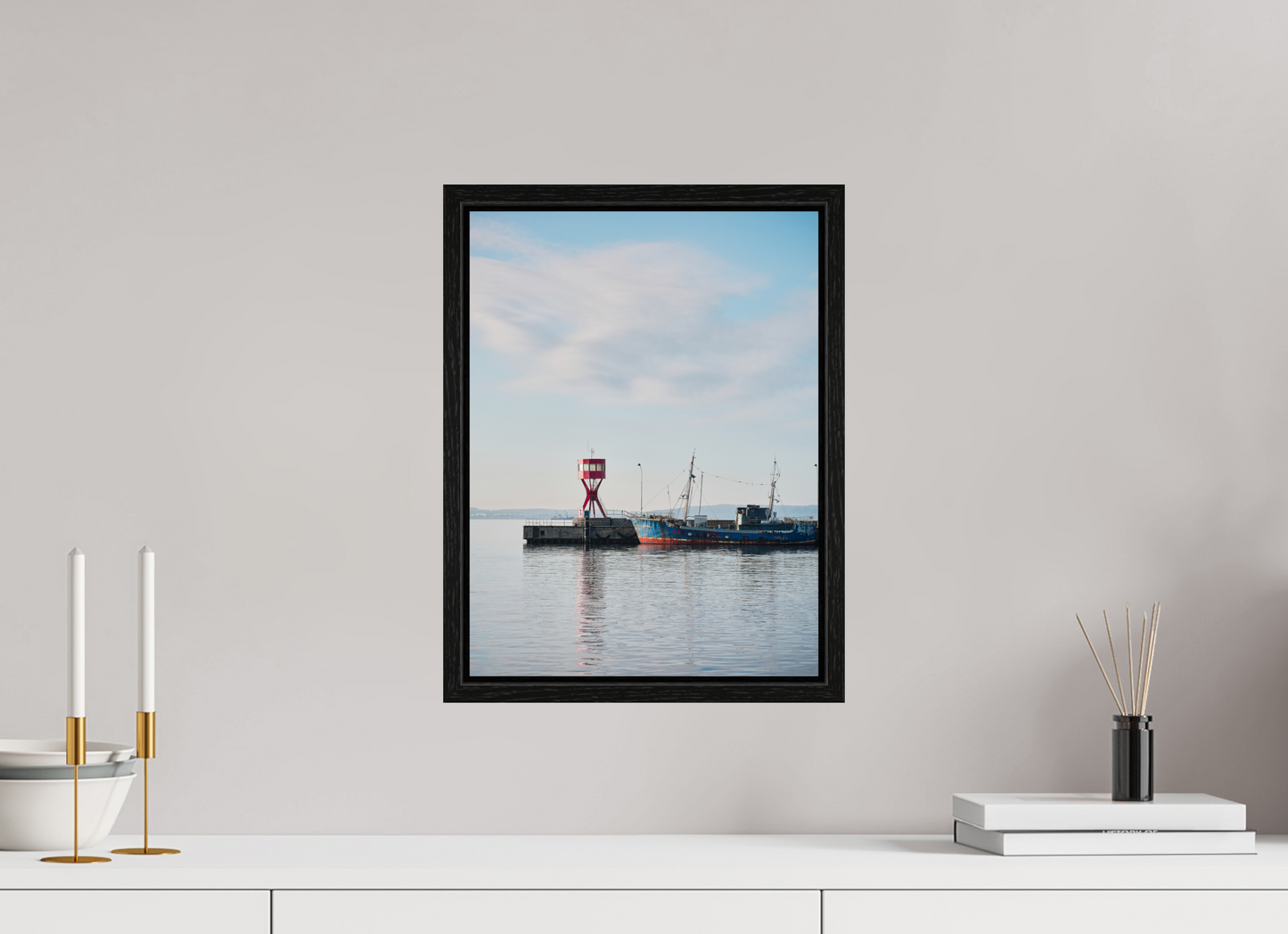 "im Hafen" Teil des Hafens von Sassnitz