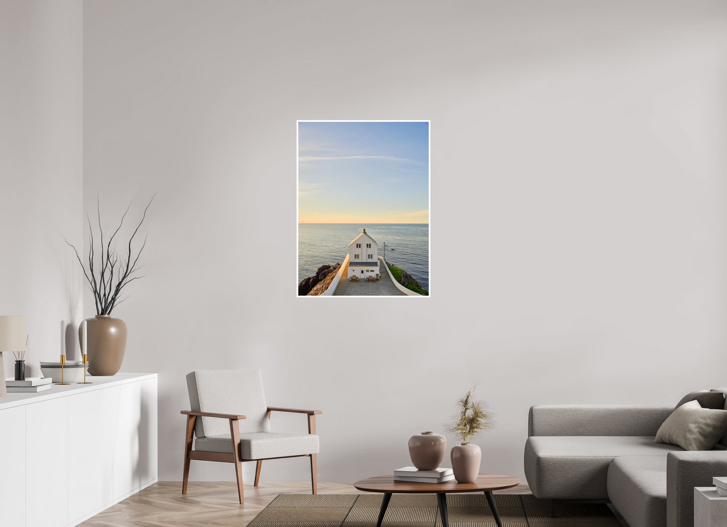 the white lighthouse