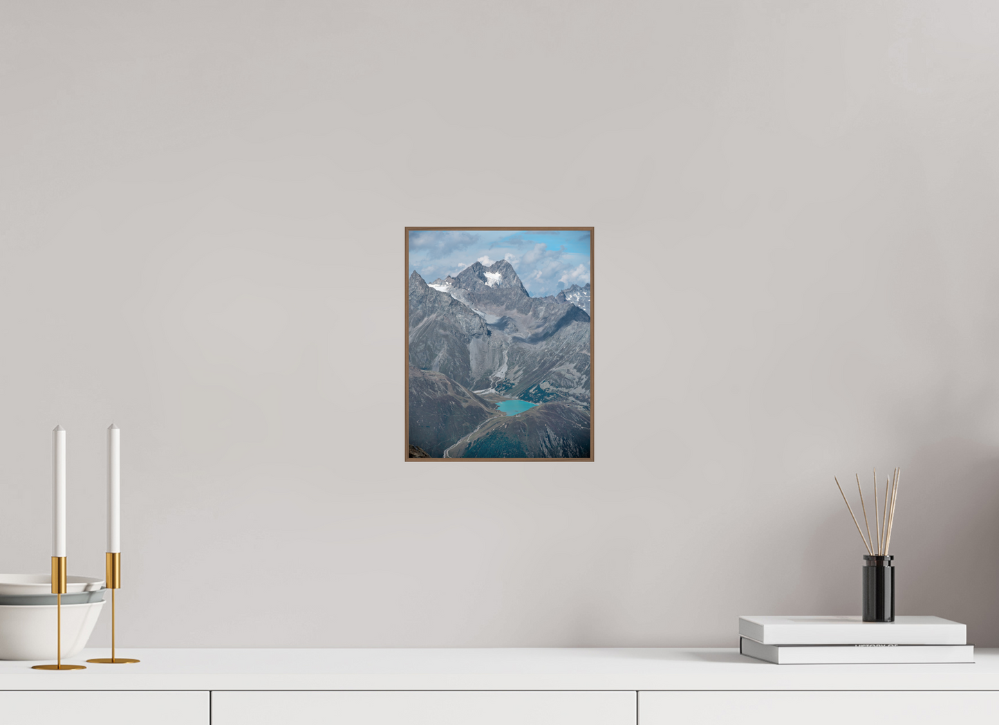 "blue lake" photo from the Ötztal glacier region