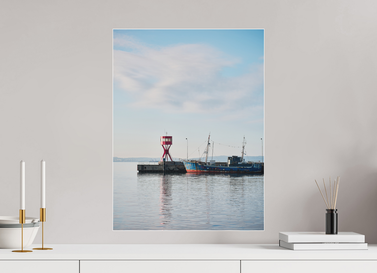 "im Hafen" Teil des Hafens von Sassnitz