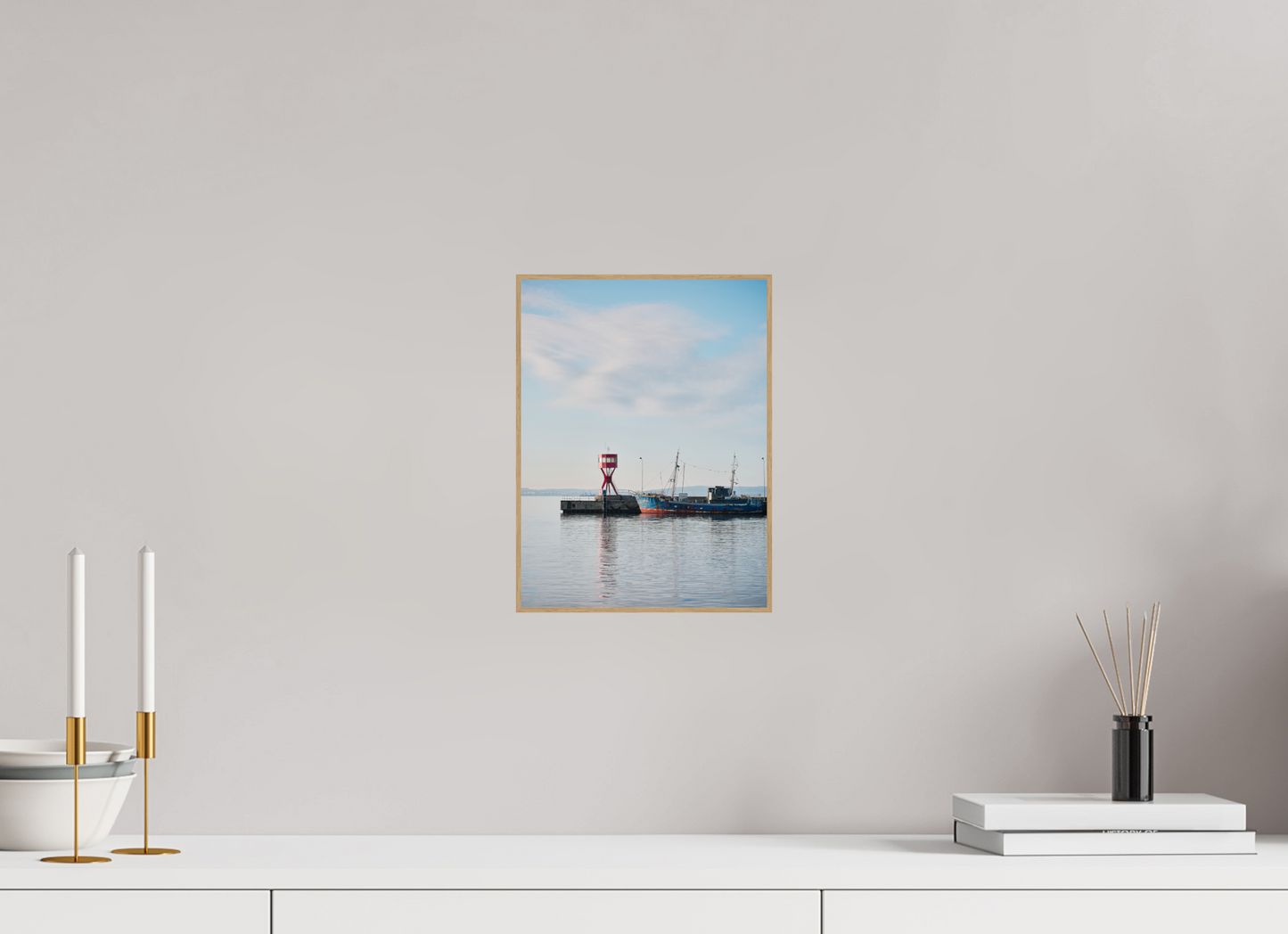 "im Hafen" Teil des Hafens von Sassnitz